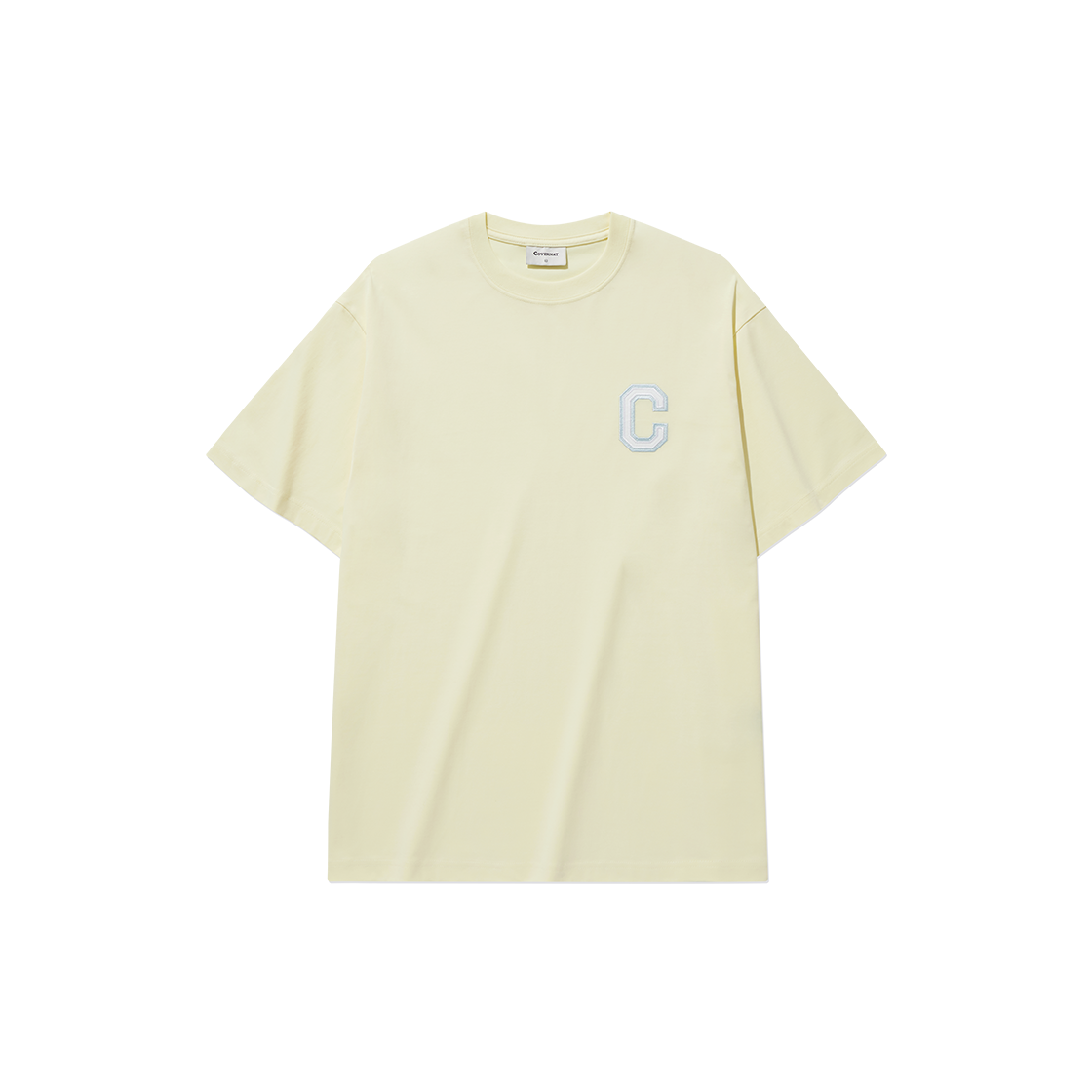 Tシャツ・カットソー COVERNAT Cool Cotton Shine C Logo T-Shirt Lemon Covernat | Cool Cotton Shine C Logo T-shirt | Yeogi kr
