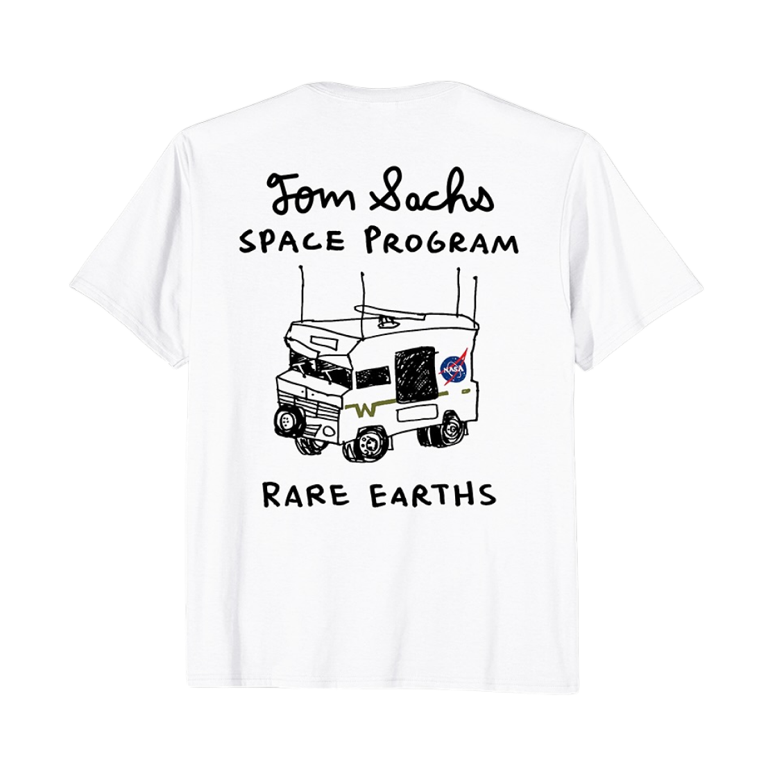 - Tom Sachs Space Program Infinity Rare Earth T-Shirt White