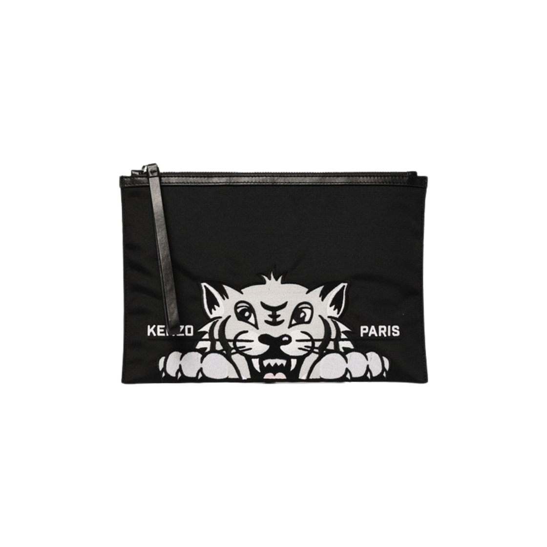 겐조 바시티 라지 클러치 블랙(Kenzo Varsity Large Clutch Black)
