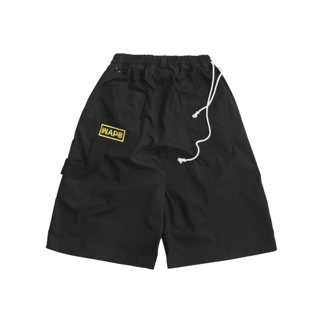W087 Wapworks Easy 3T Work Bermuda Pants Black - 대표 이미지 #1