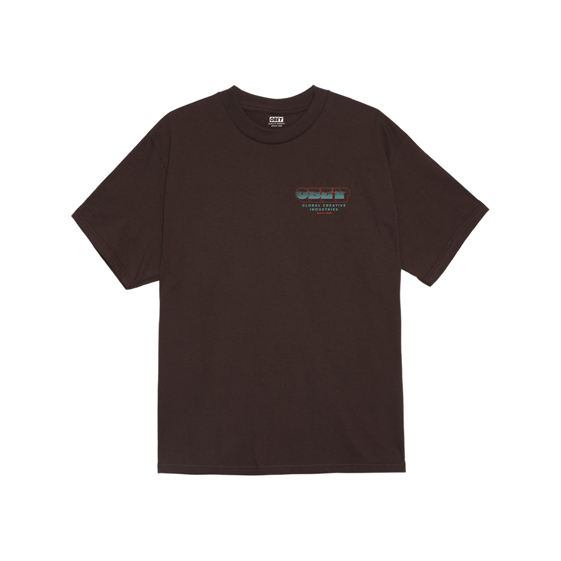 오베이 메저 트와이스 티셔츠 자바 브라운(Obey Measure Twice T-Shirt Java Brown) - 2