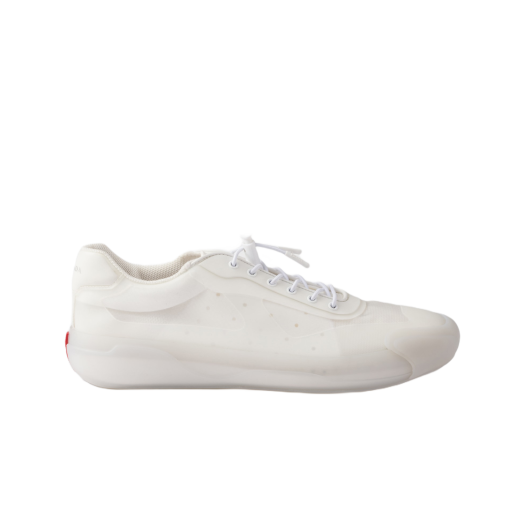 Prada Technical Fabric Sneakers White
