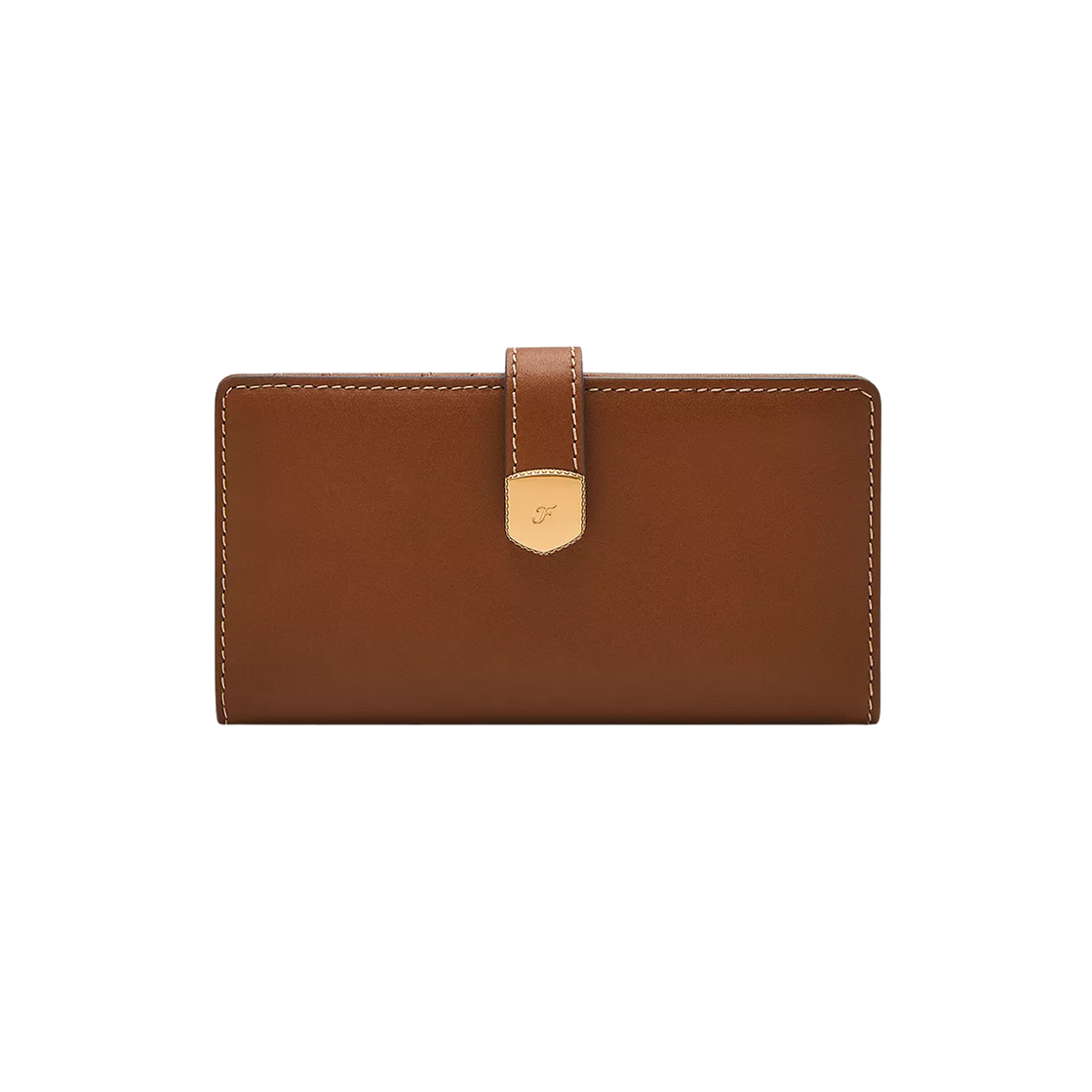 SL10036200 Fossil Lennox Tab Bifold Medium Brown