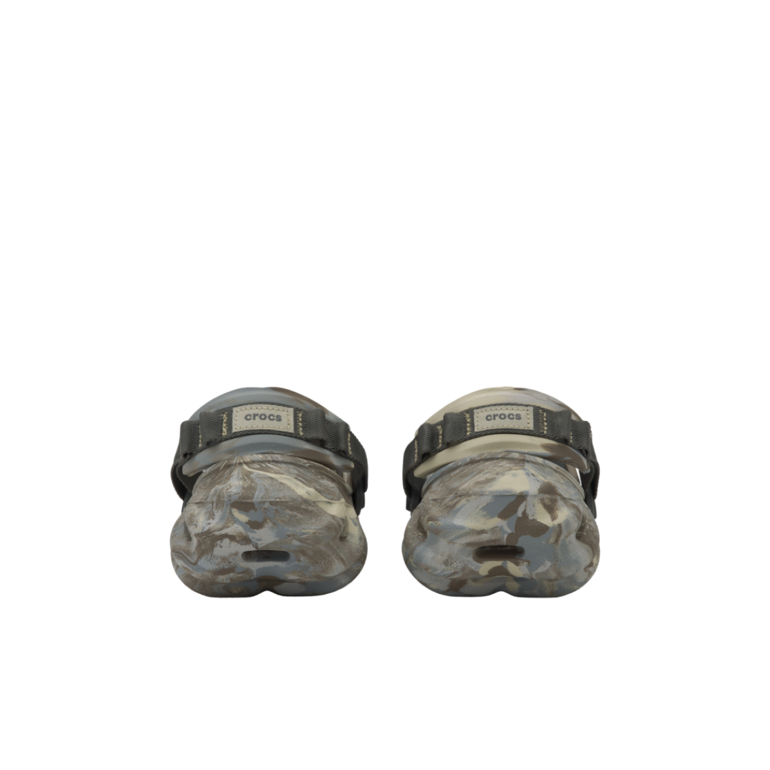 208454-2Y3 Crocs Echo Marbled Clog Bone Multi - #6