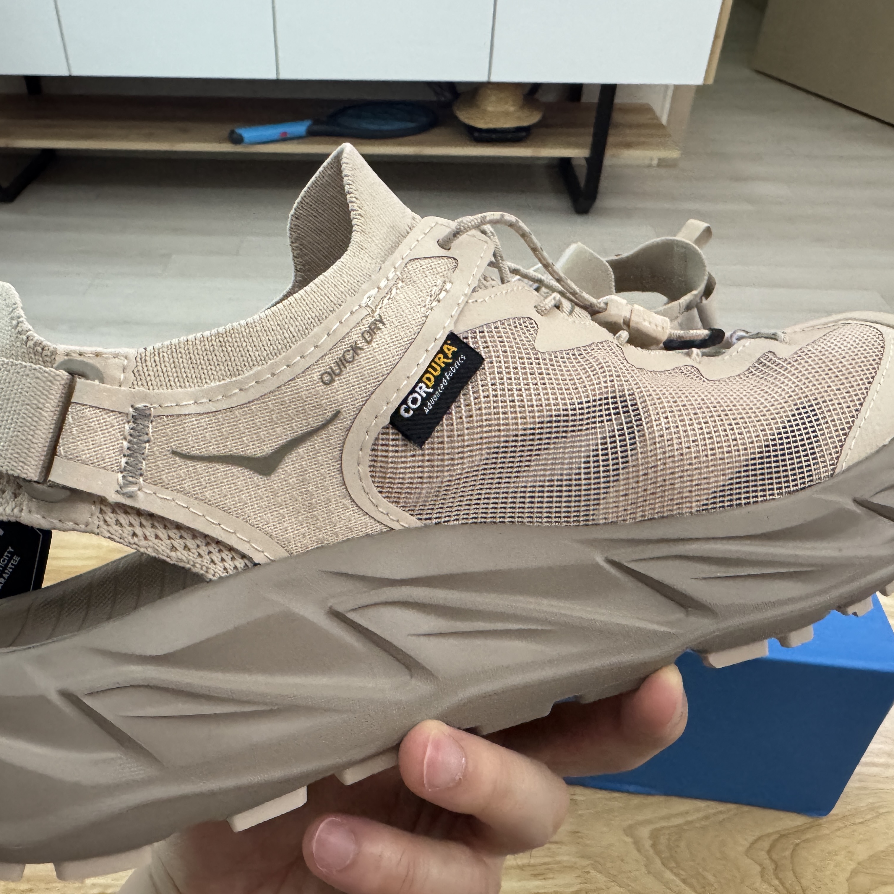 Hoka Hopara 2 Shifting Sand 착용 스타일 - 4