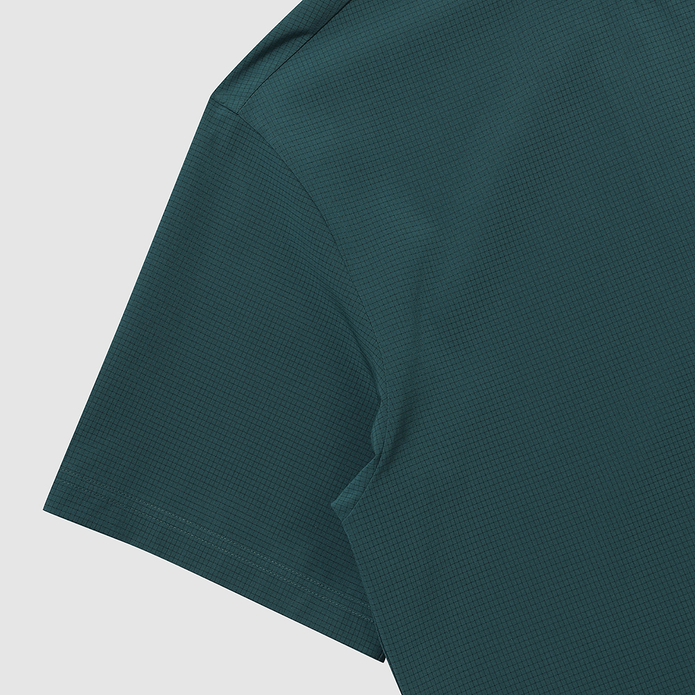 르꼬끄 스포르티브 유니 웨이브 선데이 에어닷 루즈핏 반팔 피스테 - 다크민트(QQ223SWT63)(le coq sportif Wave Sunday Unisex Airdot Short-Sleeve Piste Dark Mint) - 6