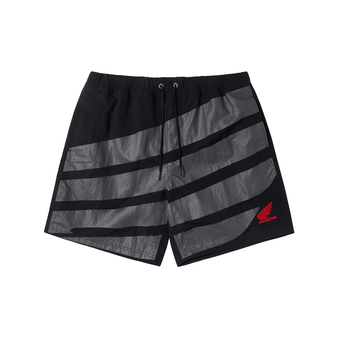 HEM1SO331BBK Honda Original Big Wing logo Beach shorts Black