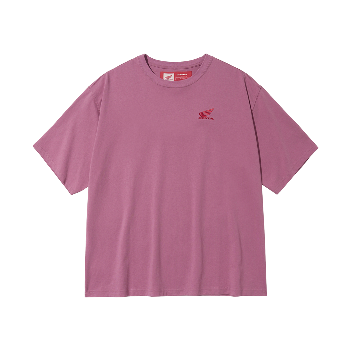 HEM1SS335BDK Honda Original Wing Small logo T-shirt Dark pink