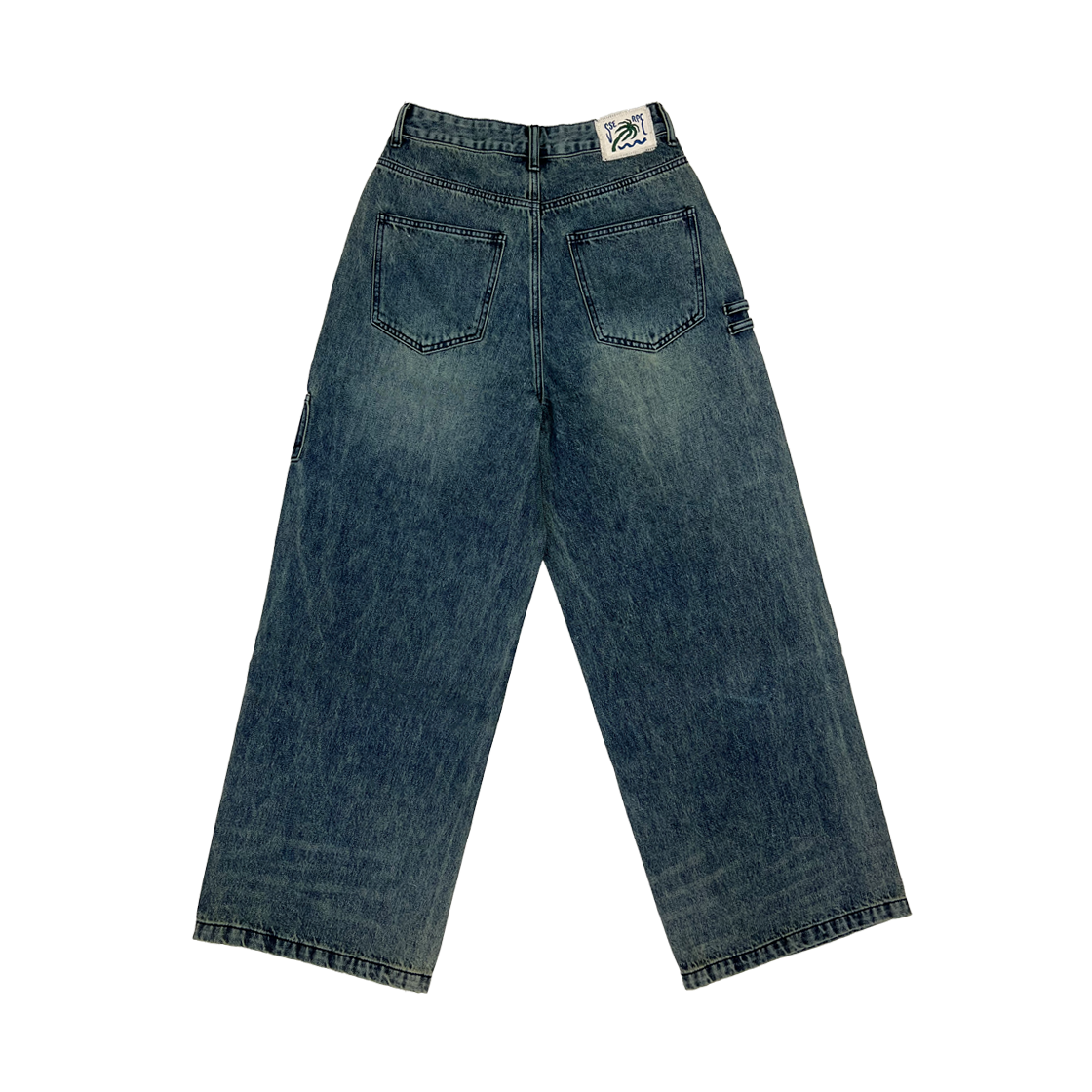 쎄르페 데일리보이 와이드 데님팬츠 오션블루(SSERPE Daily Boy Wide Denim Pants Ocean Blue) - 2