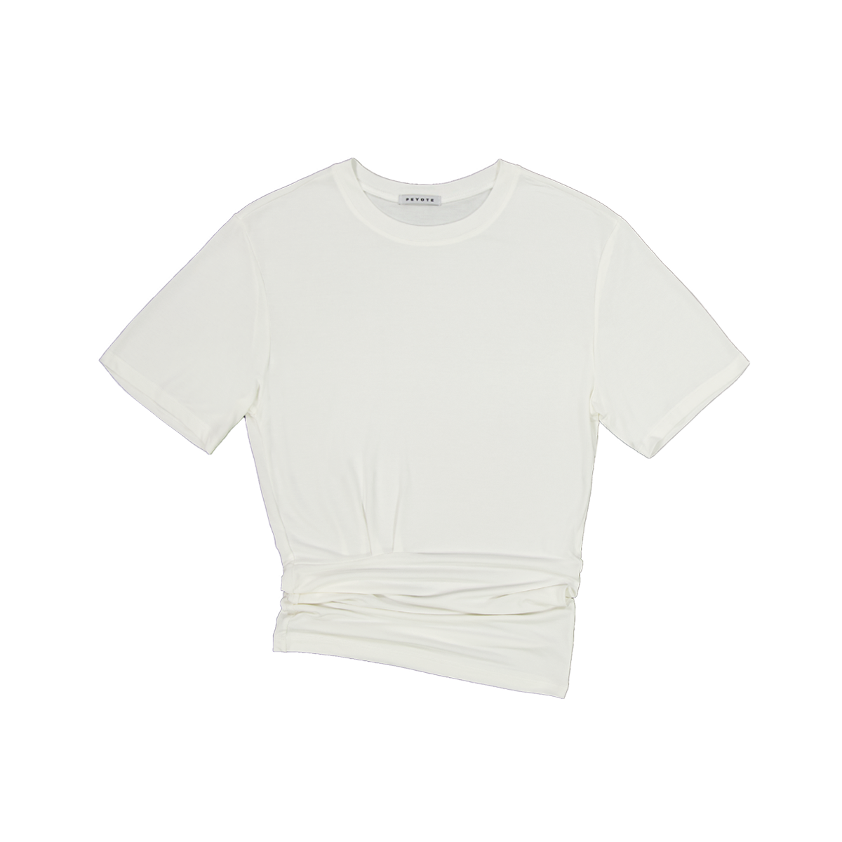 페요테 루즈 드레이프드 탑 아이보리(PEYOTE Loose Draped Top Ivory)