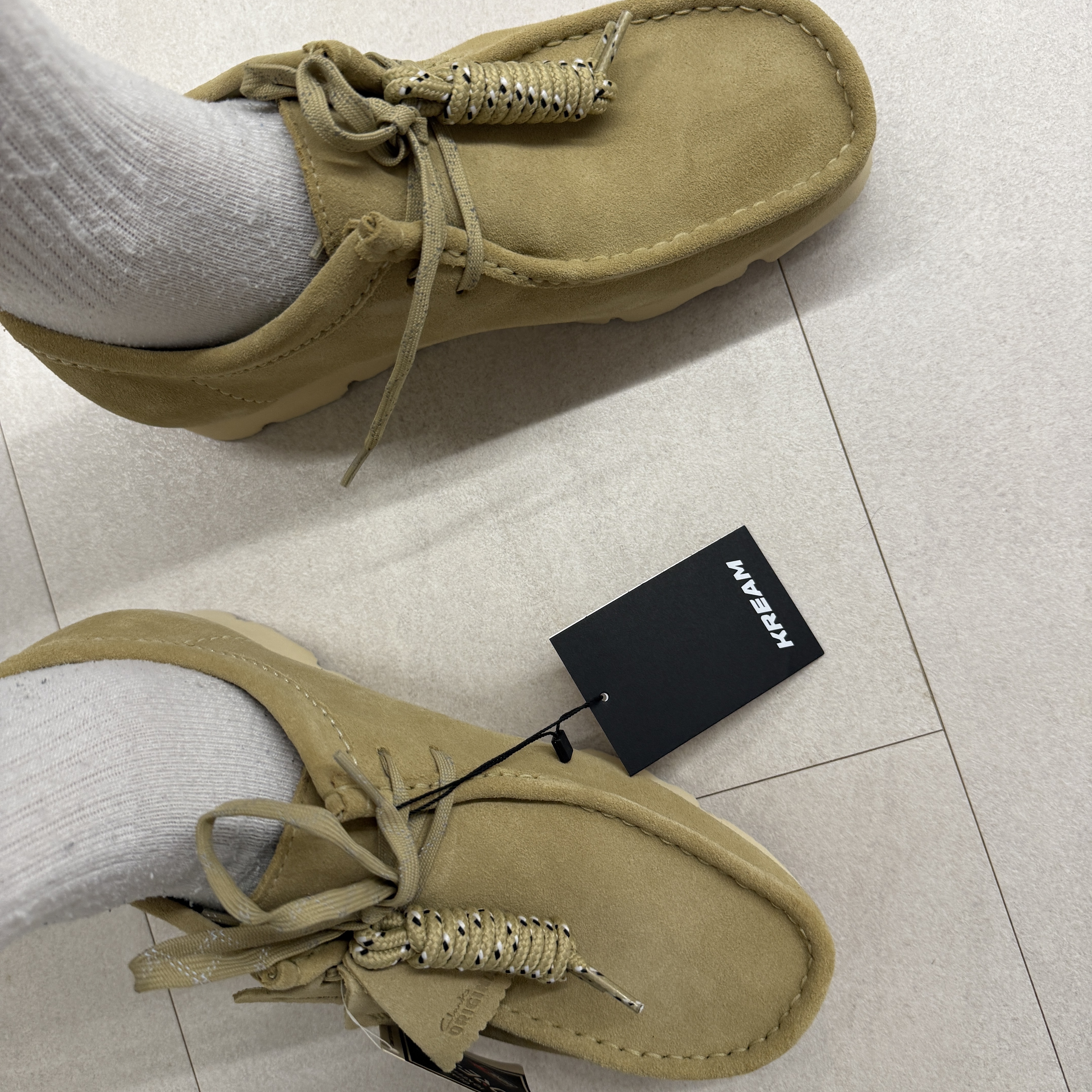 Clarks Wallabee GTX Maple Suede - 25FW 착용 스타일