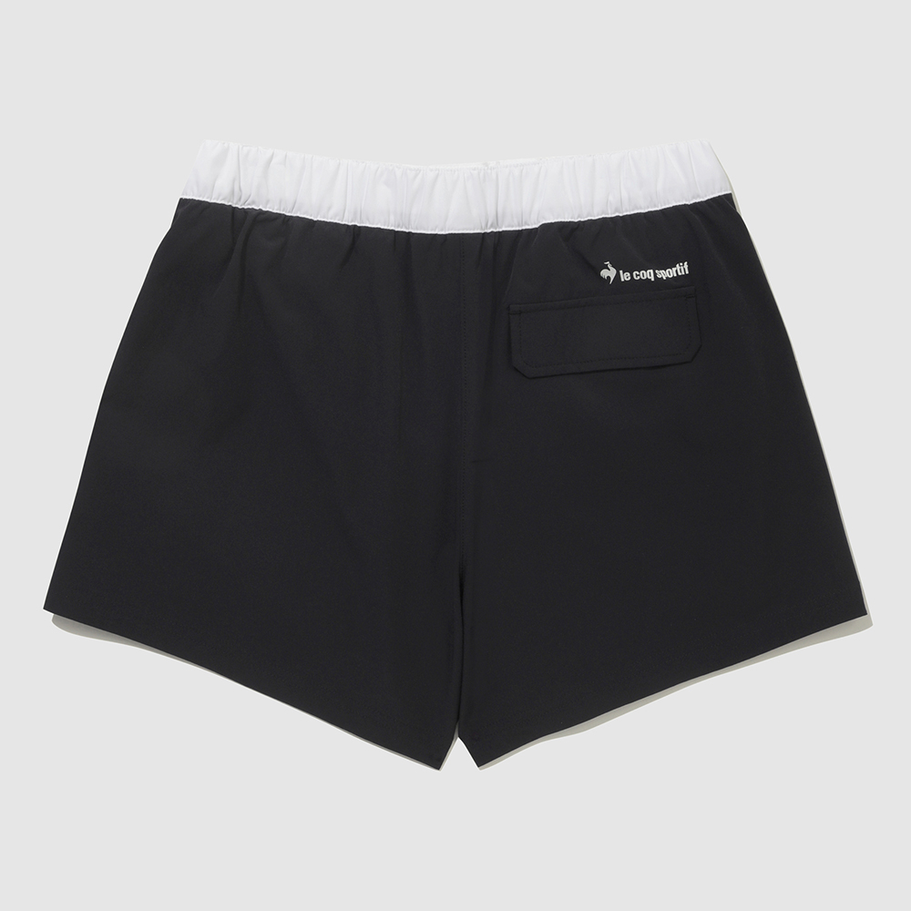 르꼬끄 스포르티브 여성 워터 레귤러핏 3부 보드숏(레깅스내장) - 블랙(QQ222SHP65)(le coq sportif Wave Sunday Women's Boardshorts (with Built-in Inner Leggings) Black) - 3
