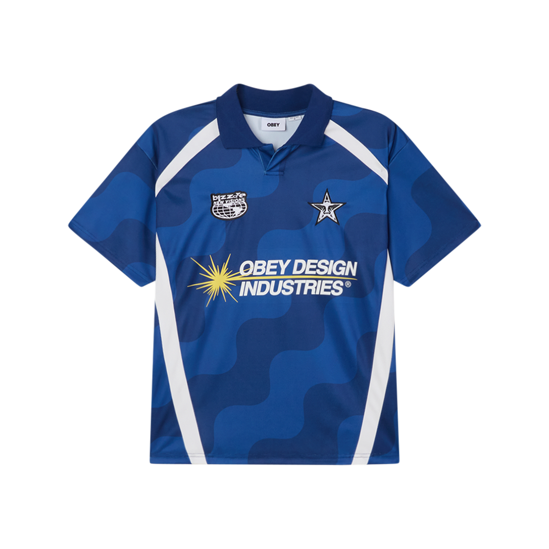 오베이 사커 저지 블루 멀티 (논 마킹 버전)(Obey Soccer Jersey Blue Multi (Non Marking Ver.))