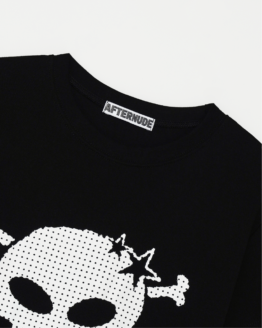 AFTERNUDE-005 Afternude After Skull Tee Black - #2