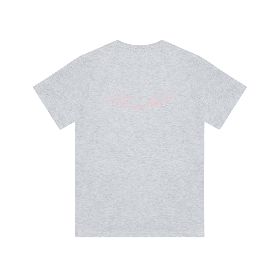 TIF01TS11LGP THIS IS FINE Standard Signature Tee Gray+Pink