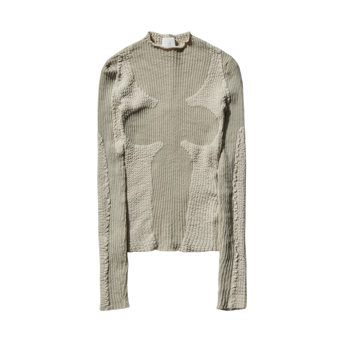 J302836 (W) ROA Wavy Long Sleeve Light Beige