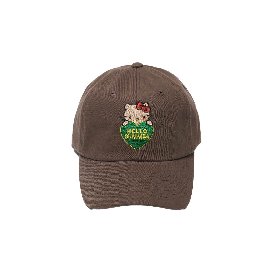 파르벵 x 태닝 헬로 키티 헬로 썸머 볼캡 브라운(Farven x Tanning Hello Kitty Hello Summer Ball Cap_Brown)