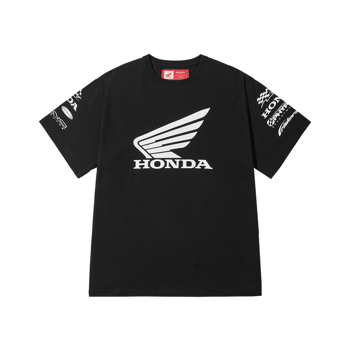 HGM1SS320SBK Honda Wing Collect Logo Short Sleeve Black