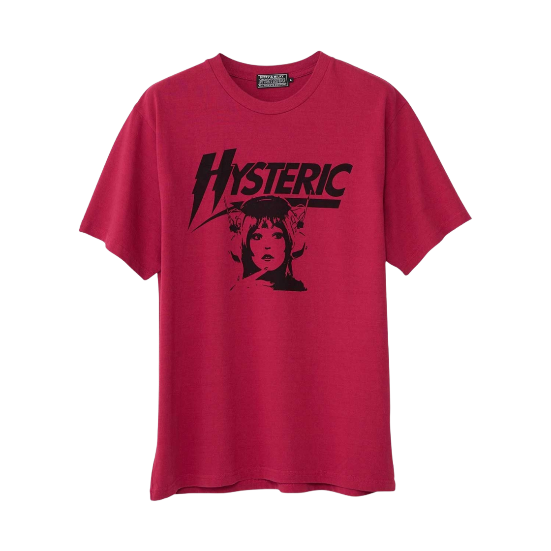 히스테릭 글래머 하이-파이 클럽 티셔츠 핑크(Hysteric Glamour Hi-Fi Club T-Shirt Pink) - 1