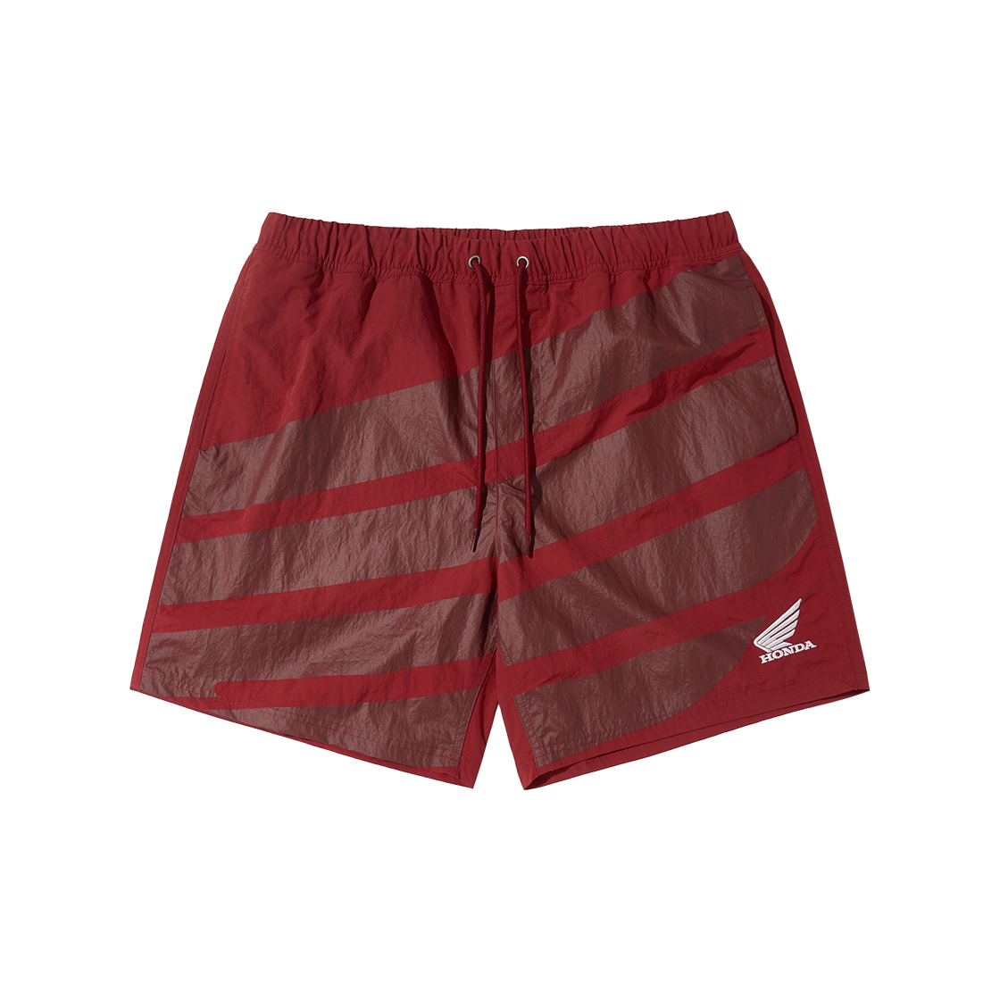 HEM1SO331BRD Honda Original Big Wing logo Beach shorts Red
