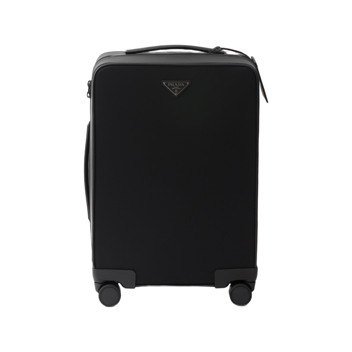 2VQ005-2DMH-F0002 Prada Re-Nylon and Saffiano Leather Trolley Black