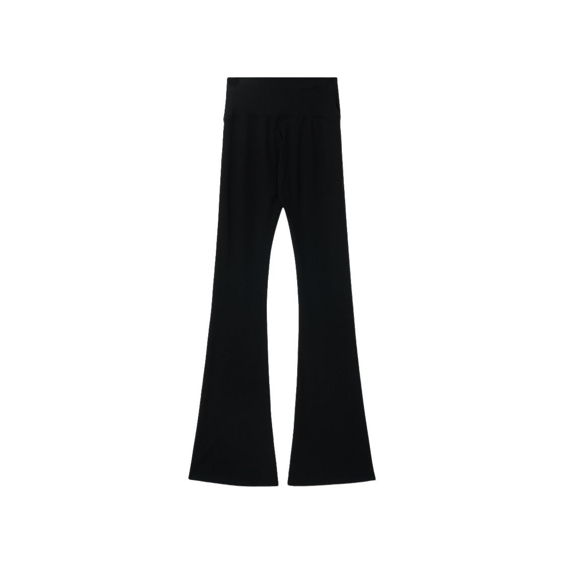 (W) 글로니 지 클래식 립 플레어 팬츠 블랙((W) Glowny G Classic Rib Flare Pants Black) - 2
