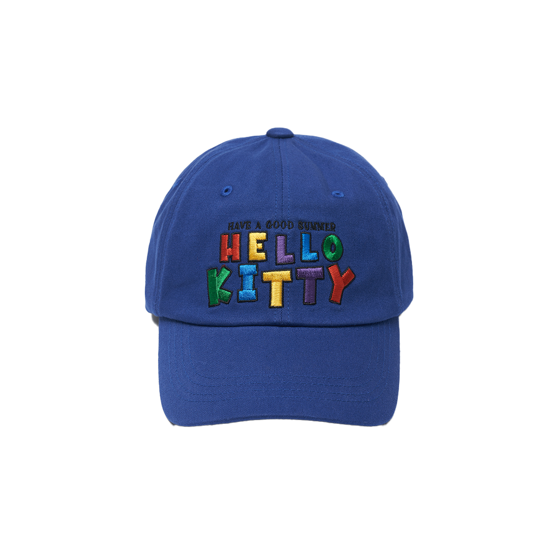 파르벵 x 태닝 헬로 키티 자수 볼캡 블루(Farven x Tanning Hello Kitty Embroidered Ball Cap_Blue)