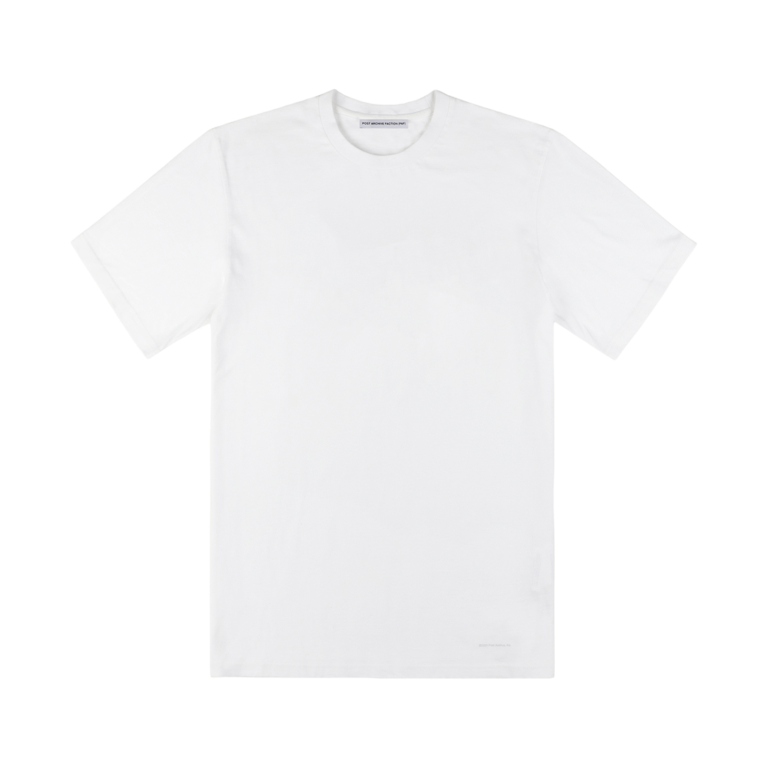 포스트 아카이브 팩션 (파프) 수베니어 티셔츠 1 화이트(Post Archive Faction (Paf) Souvenir T-Shirt 1 White)