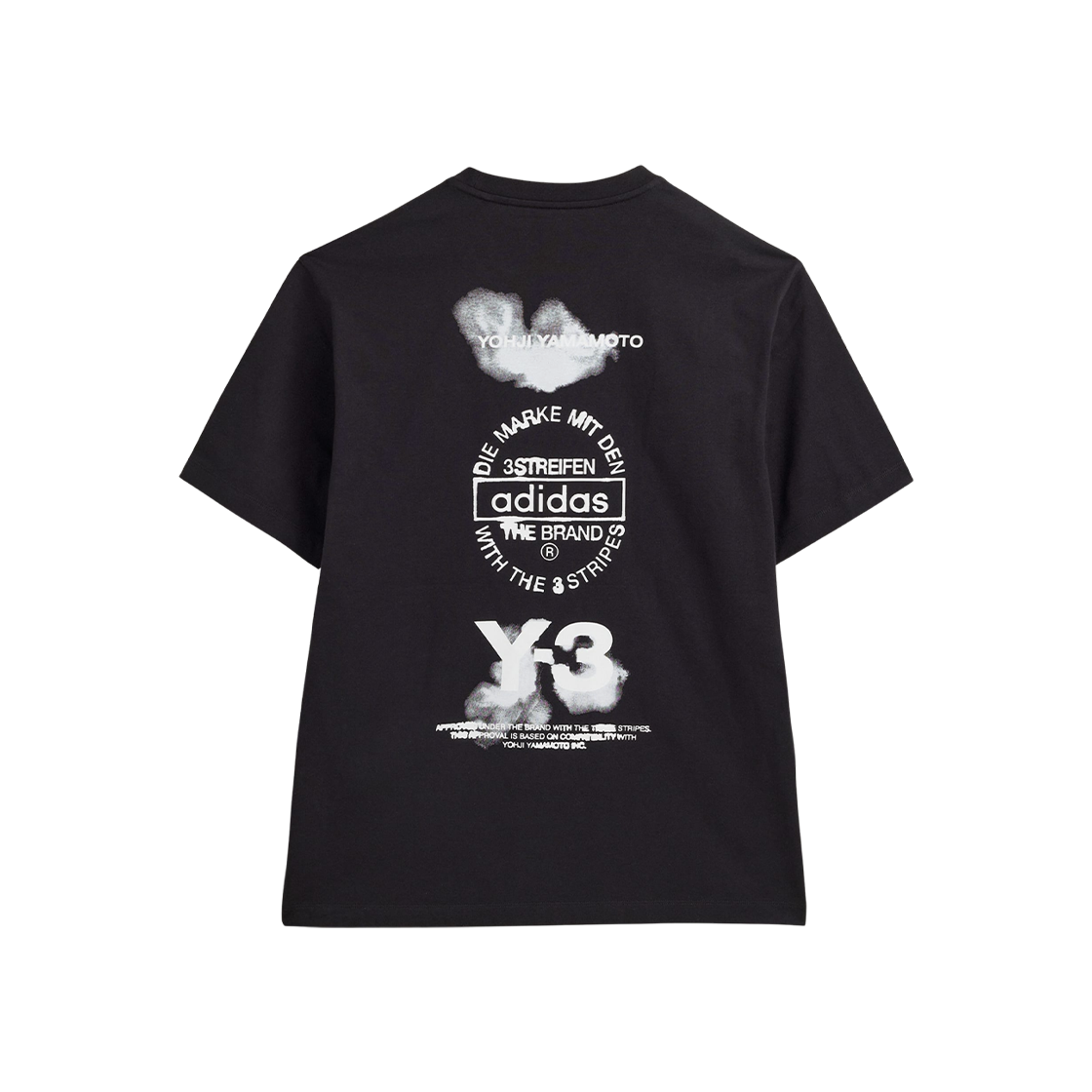 JX4745 Y-3 Graphic Short Sleeve T-Shirt Black