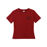 Isummerly Apple T-shirt Red