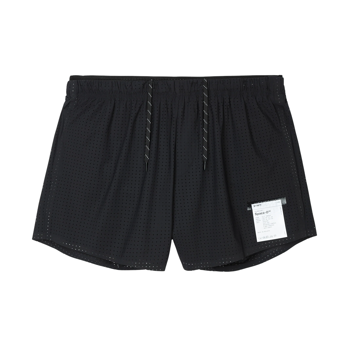 새티스파이 스페이스-O 2.5인치 디스턴스 쇼츠 블랙(Satisfy Space-O 2.5 Inch Distance Shorts Black)