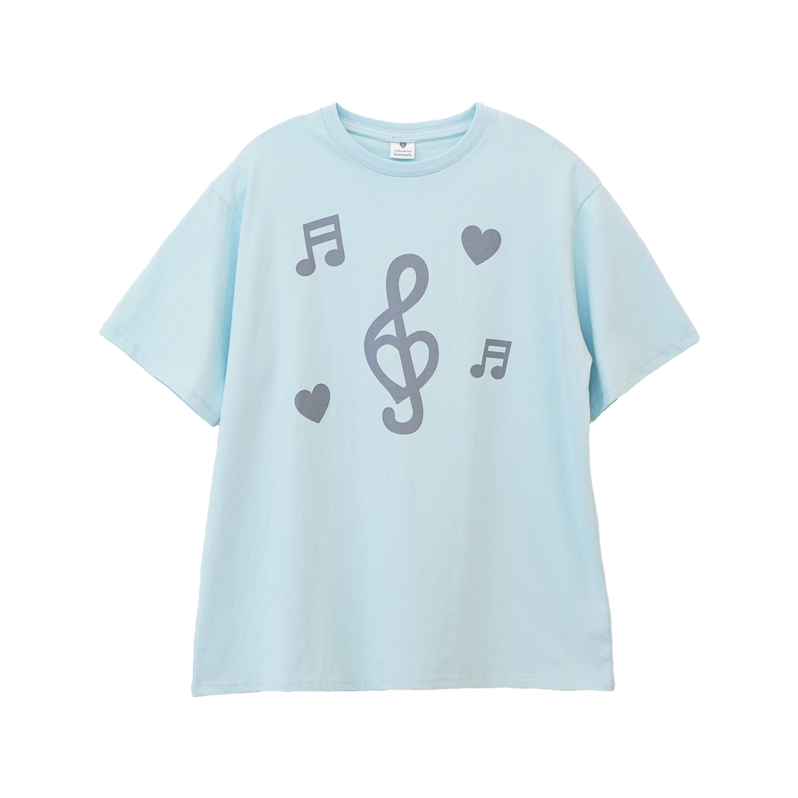 ISUC0008 Isummerly Melody T-shirt Sky Blue