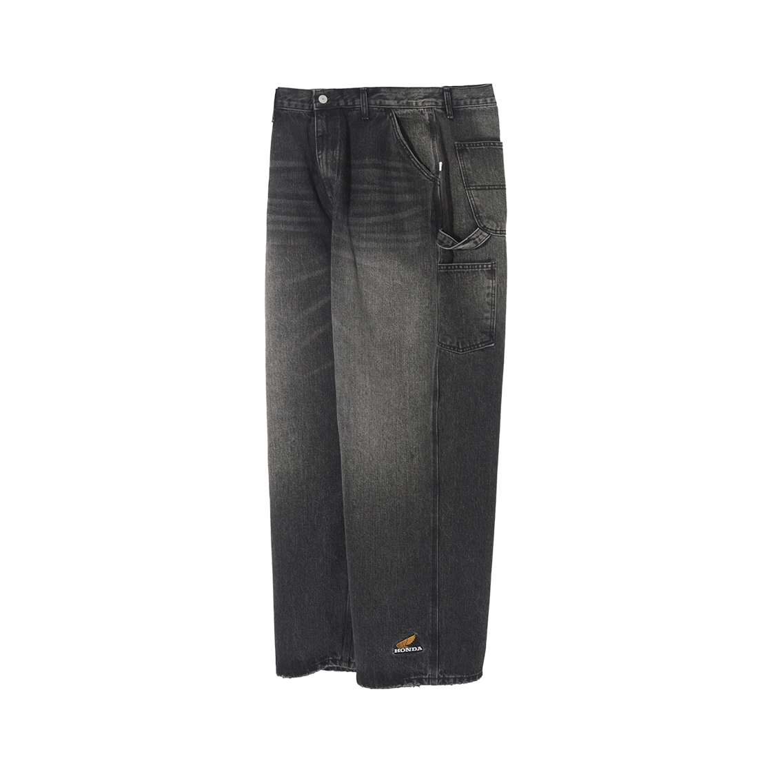 HFS1DP301DBK [Archive line] Honda Washed Denim Pants_Black