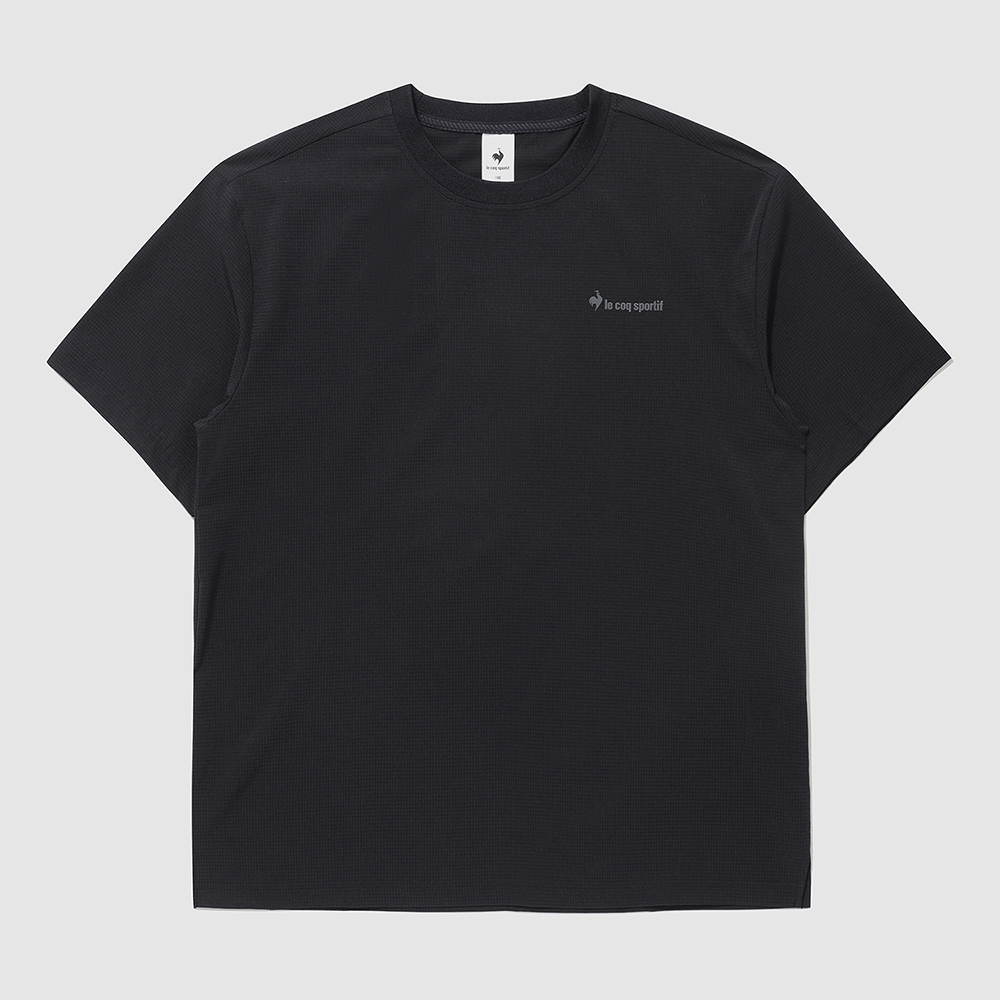 르꼬끄 스포르티브 유니 웨이브 선데이 에어닷 루즈핏 반팔 피스테 - 블랙(QQ223SWT63)(le coq sportif Wave Sunday Unisex Airdot Short-Sleeve Piste Black) - 2