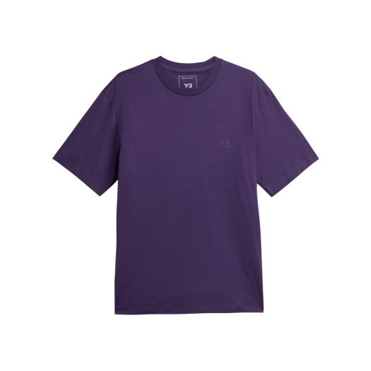 Y-3 Regular Short Sleeve T-Shirt Aurora Plum