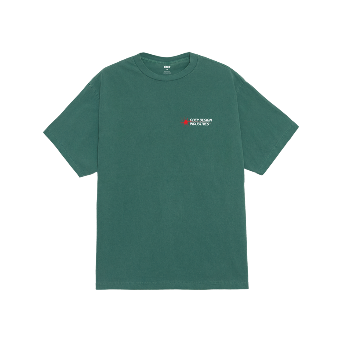 오베이 디자인 인더스트리 피그먼트 티셔츠 피그먼트 레인 포레스트(Obey Design Industries Pigment T-Shirt Pigment Rain Forest) - 2