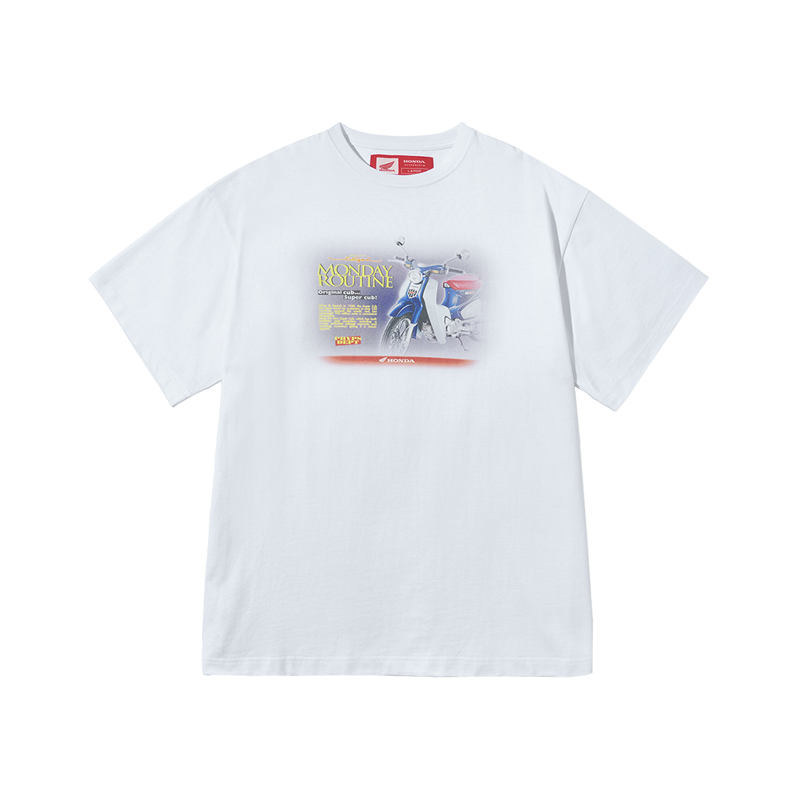 HFM1SS319AWH Honda Super Cub Short Sleeve White