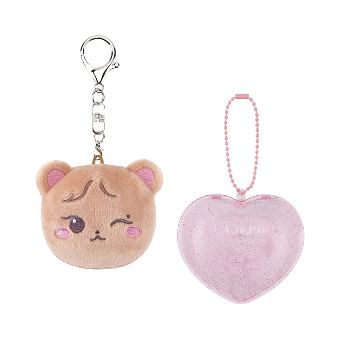 블랙핑크 데드라인 캐릭터 플러시 페이스 키링 & 케이스 제니(Blackpink Deadline Character Plush Face Keyring & Case Jennie) - 1