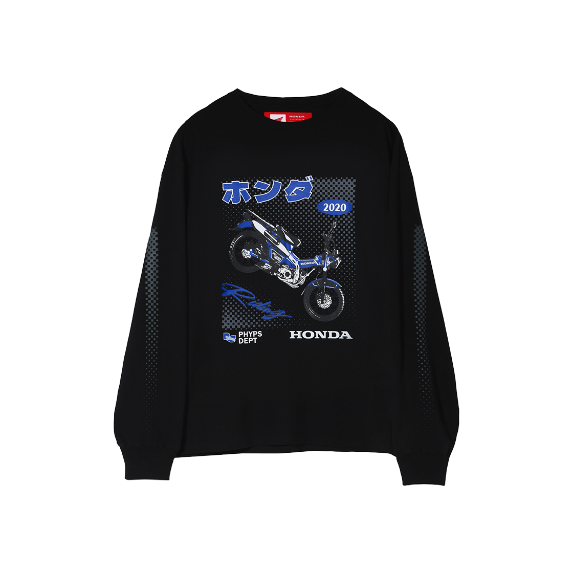 혼다 아니메 헌터커브 롱 슬리브 블랙