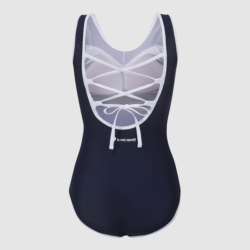 르꼬끄 스포르티브 여성 워터 슬림핏 모노키니 - 네이비(QQ222SSW65)(le coq sportif Wave Sunday Women's Monokini Dark Navy) - 3