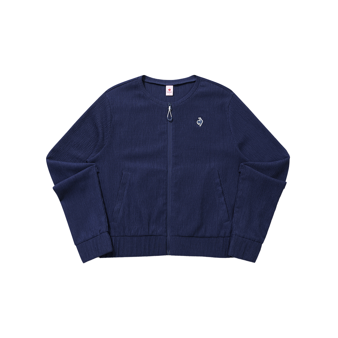 르꼬끄 스포르티브 여성 플리츠 자켓 - 네이비(QQ222OJK52)(le coq sportif Womens Pleated Long-Sleeve Zip-Up Light Navy) - 1