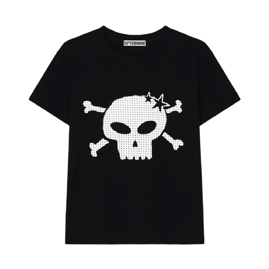 AFTERNUDE-005 Afternude After Skull Tee Black - 대표 이미지 #1