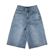 SSERPE Snake Bermuda Denim Pants Light Blue