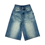 SSERPE Snake Bermuda Denim Pants Vintage Blue