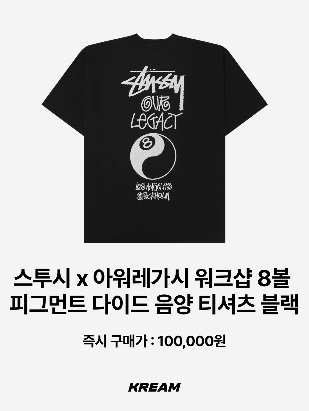 Levi's x Oasis Deca Logo T-Shirt Black, [KREAM 단독] Thevinylhouse Cowboy Pictogram Ringer Tee Black 착용 스타일 - 4