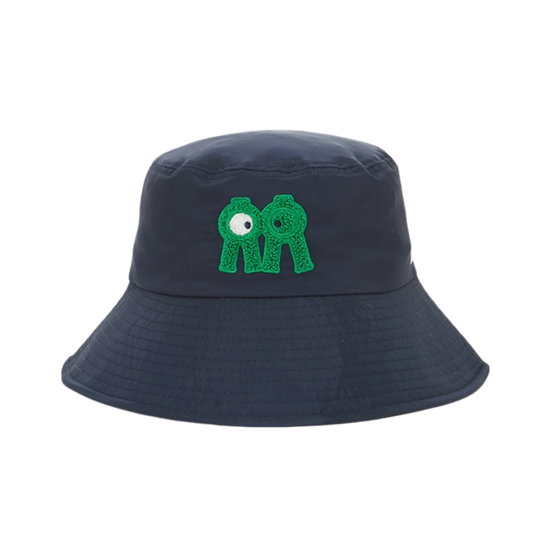 롤링 롤라이 롤롤 부클 버킷햇 네이비 그린(Rolling Rolleye Roll Roll Boucle Bucket Hat Navy Green)