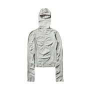 (W) ROA Circular Hoodie Light Grey