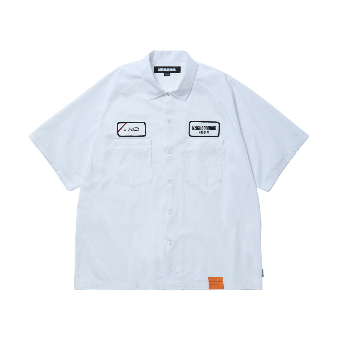 네이버후드 클래식 워크 숏슬리브 셔츠-2 화이트(Neighborhood Classic Work S/S Shirt-2 White) - 1