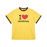 Honda I Love Honda Ringer T-shirt_Yellow