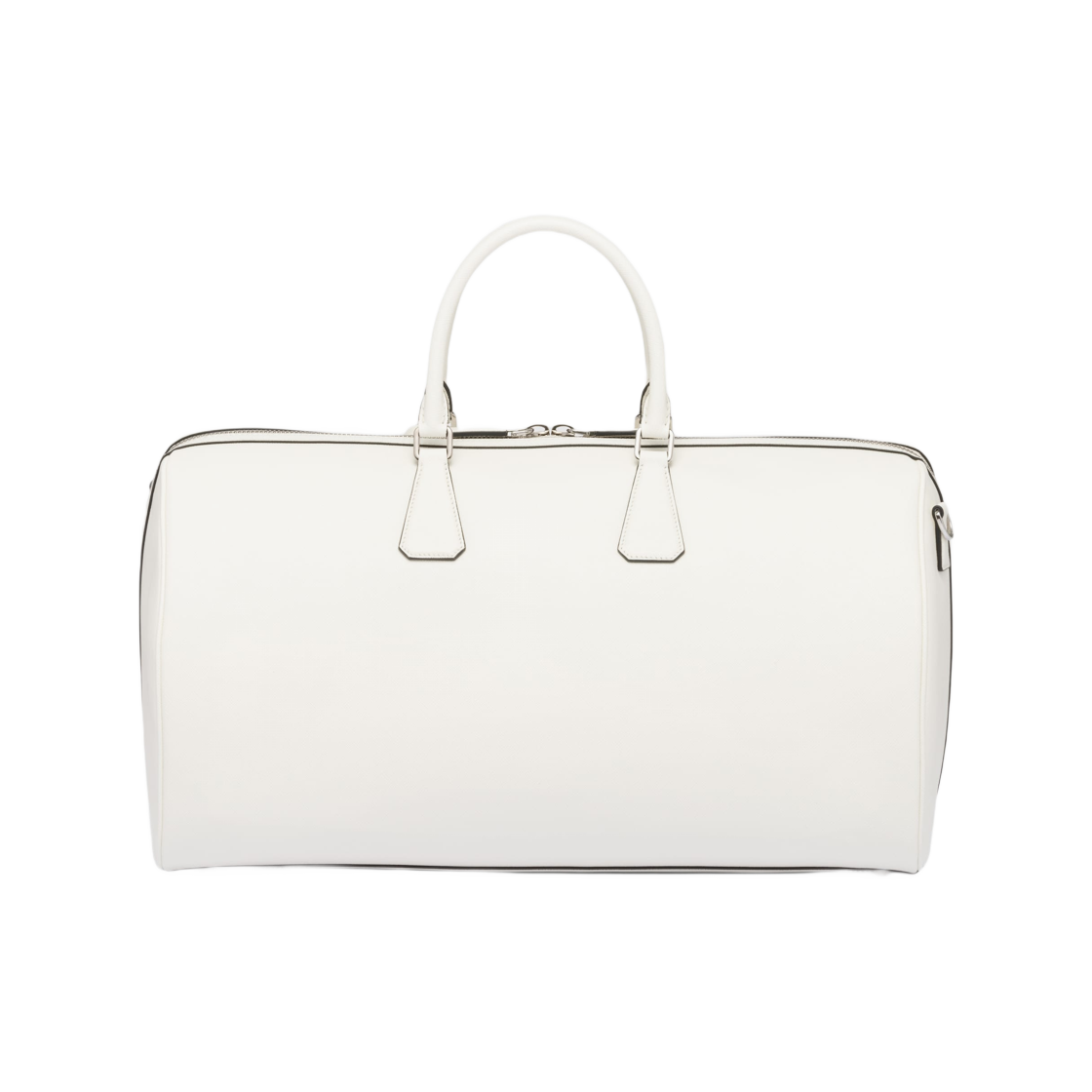 프라다 사피아노 레더 트래블 백 화이트(Prada Saffiano Leather Travel Bag White) - 2